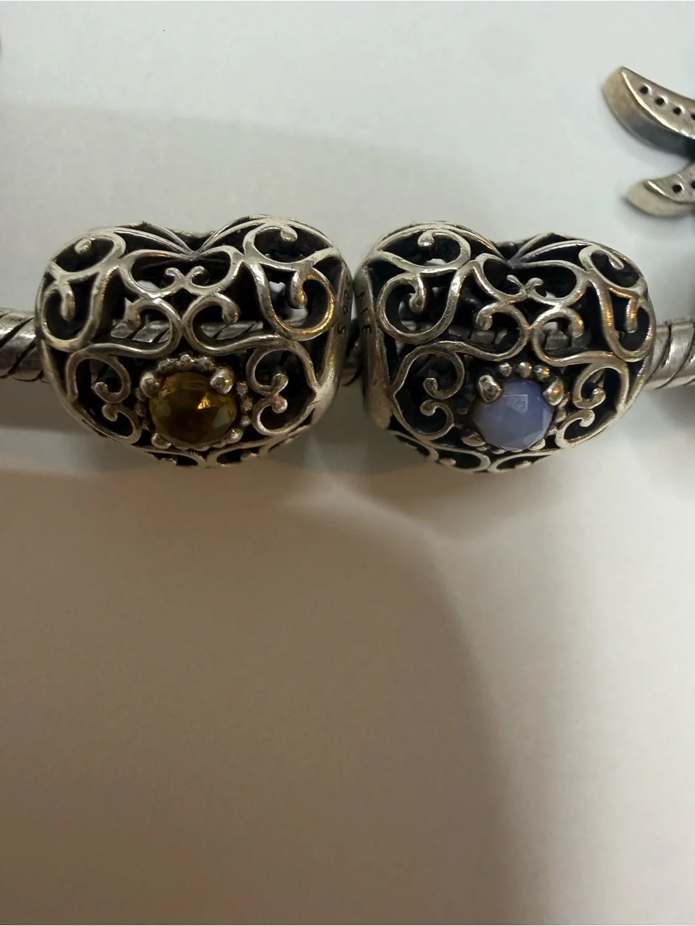 Authentic Pandora Sterling Silver Bracelet with Charm